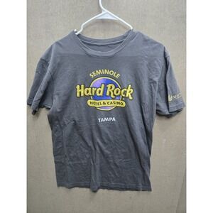 Hard Rock Tampa Seminole Hotel Casino Unity Gray Graphic T Shirt Adult Large.